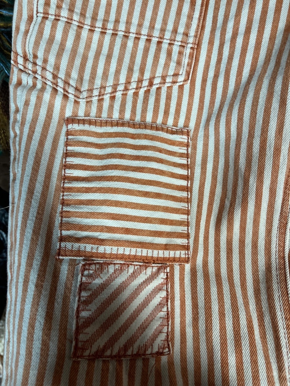 Free People Moxie striped railroad Pants 28 - Picture 7 of 10